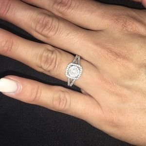 Size 5.5 engagement ring. Listing price OBO